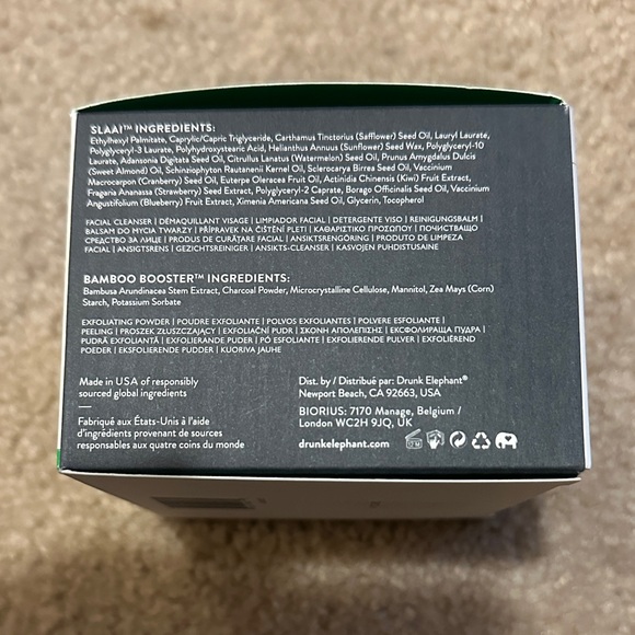 Drunk Elephant Slaai Makeup-Melting Butter Cleanser + Bamboo Booster Exfoliant - Picture 5 of 14